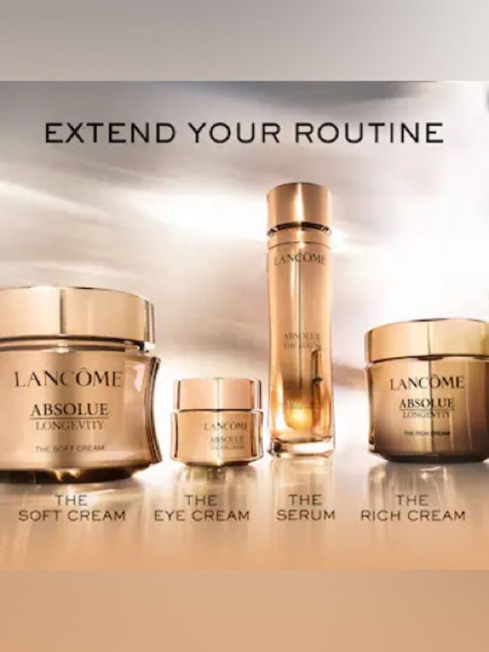 Lancôme Absolue Brightening Rich Cream - Gold & Black